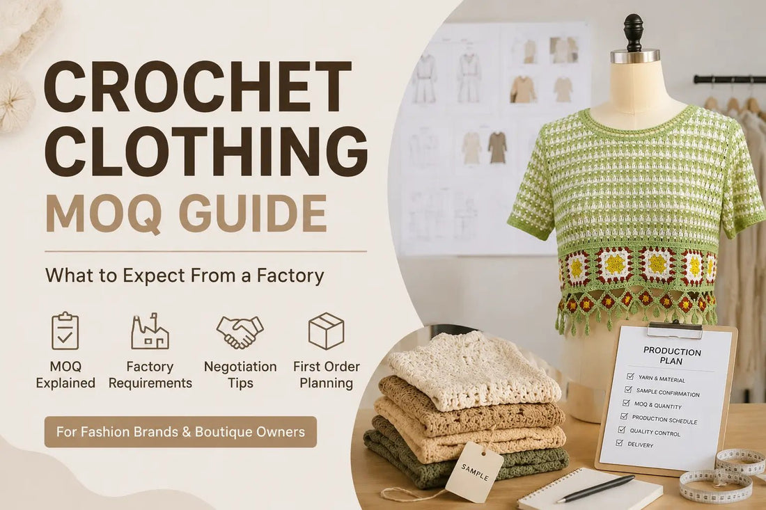 Crochet Clothing MOQ Guide: What to Expect From a Factory - BENTA Crochet