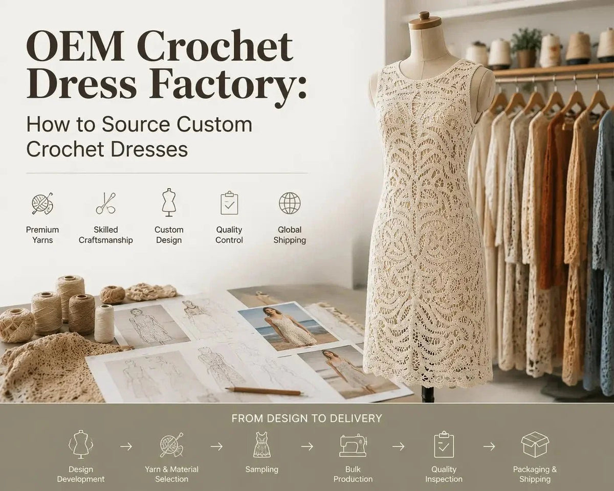 OEM Crochet Dress Factory: How to Source Custom Crochet Dresses Target - BENTA Crochet