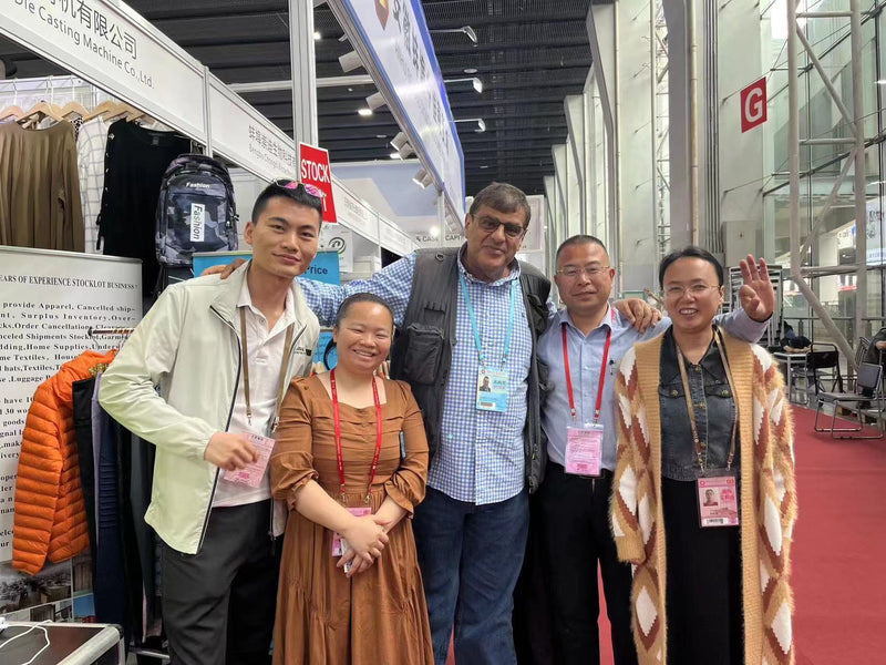 OEM ODM knit garment factory BENTA cooperating with global buyers at Canton Fair exhibition