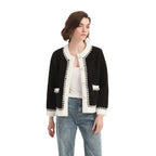 Classic Crew Neck Cardigan Sweater - BENTA Crochet