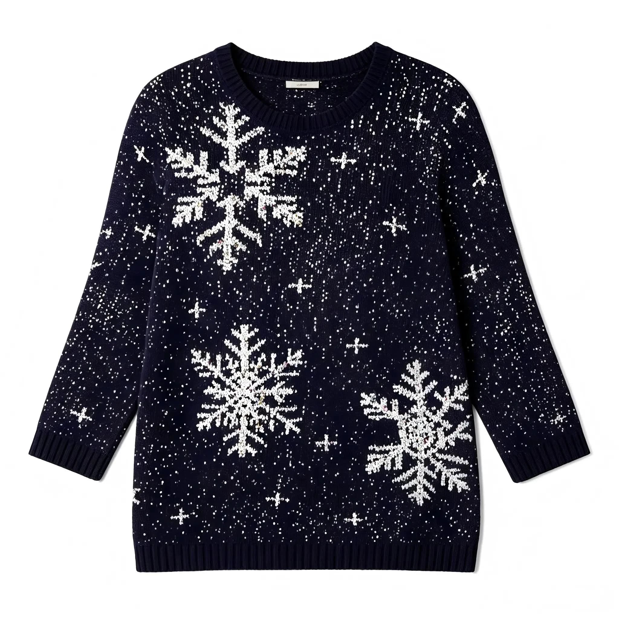 Custom Tweeded Snowflake Sweater OEM Manufacturer | Winter Knitwear Supplier - BENTA Crochet