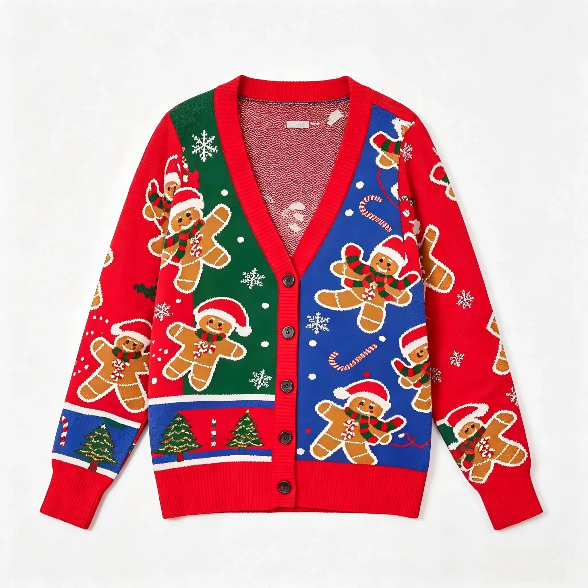 Custom Ugly Christmas Cardigan Sweater OEM | Women's Button-Down Knitwear - BENTA Crochet