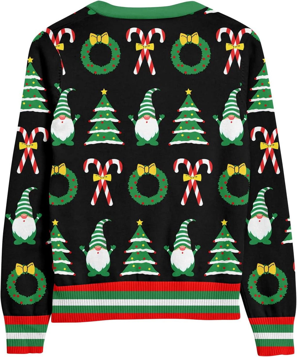 Custom Ugly Christmas Cardigan Sweater OEM | Women's Button-Down Knitwear - BENTA Crochet