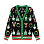 Custom Ugly Christmas Cardigan Sweater OEM | Women's Button-Down Knitwear - BENTA Crochet