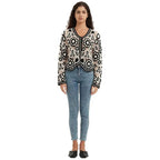 Floral Crochet Button-Front Cardigan - BENTA Crochet