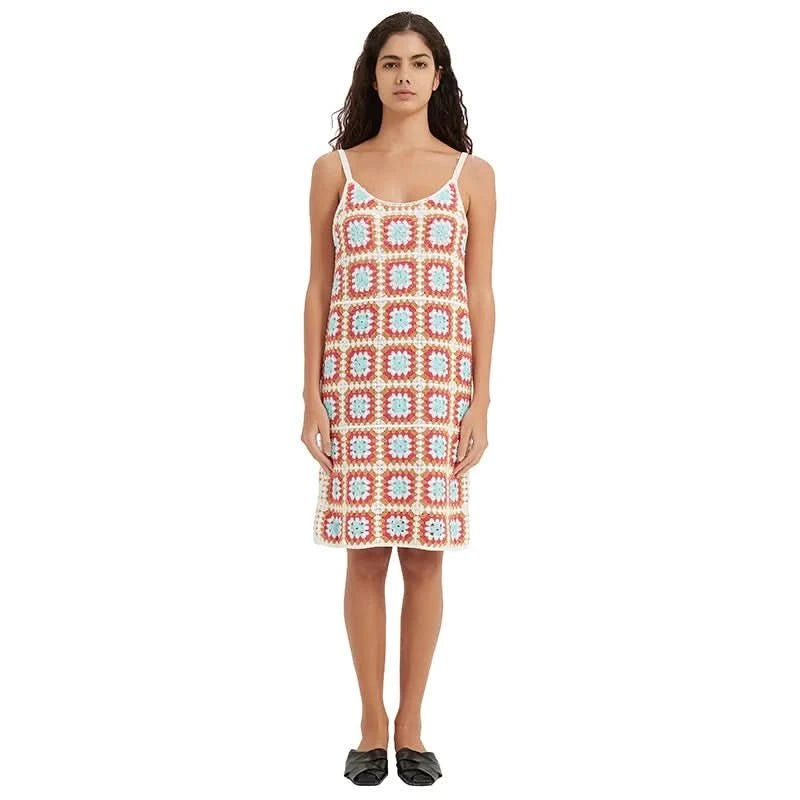 Granny Square Crochet Slip Dress - BENTA Crochet