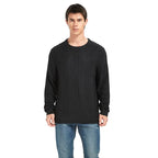 Men's Crew Neck Diamond Cable Knit Pullover Sweater | Custom OEM Wholesale Autumn Winter Knitwear - BENTA Crochet