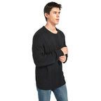 Men's Crew Neck Diamond Cable Knit Pullover Sweater | Custom OEM Wholesale Autumn Winter Knitwear - BENTA Crochet