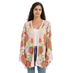 Multicolor Patchwork Crochet Kimono Cardigan - BENTA Crochet