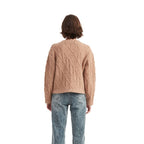 Patterned Button-Up Cropped Cardigan Sweater - BENTA Crochet