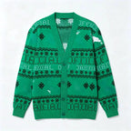 Reindeer Fair Isle Christmas Cardigan - BENTA Crochet