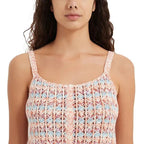 Tweed-Effect Crochet Cami Top & Skirt Set - BENTA Crochet
