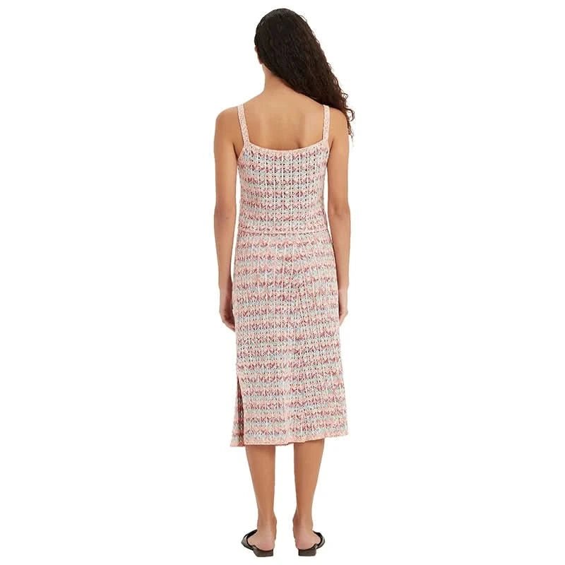 Tweed-Effect Crochet Cami Top & Skirt Set - BENTA Crochet