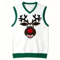 Ugly Christmas Reindeer Sweater Vest - BENTA Crochet