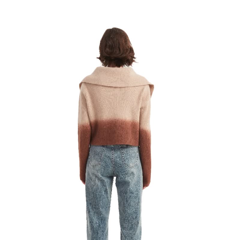 Vintage Long Sleeve Wool Cardigan Sweater - BENTA Crochet